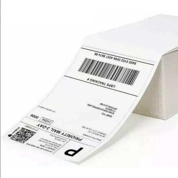 6,000 4x6 Fanfold Direct Thermal Shipping Labels fo - Picture 11 of 13